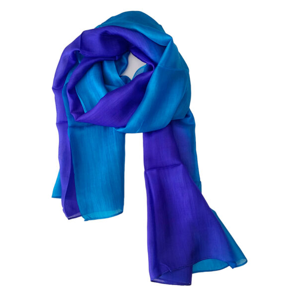 foulard en soie bleu belfast 6