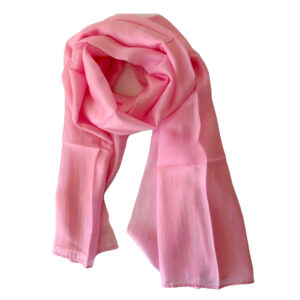 foulard en soie rose Manzanillo