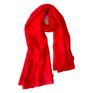 foulard en soie rouge Nayarit 1
