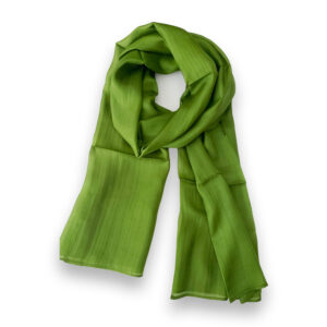 foulard en soie vert Mojacar