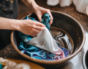 nettoyage de foulard en soie